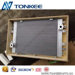 Hot sell hydraulic oil radiator cooler & condensor for  VOLVO EC210B