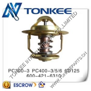 High level thermostat PC400-5 6D125 engine thermostat for KOMATSU truck