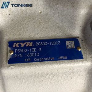 KYB PSVD2-13E-3 durable piston pump PSVD2-13E genuine hydraulic main pump B0600-12003 competitive price hydraulic motor for truck