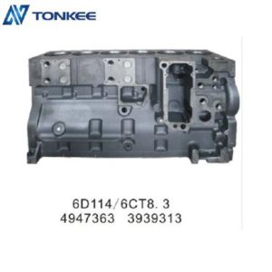 High power density 6D114 6CG8.3 4947363/3939313  engine cylinder body & cylinder block  in stock