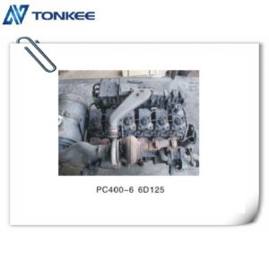High power density  6D125 engine assy  fit for KOMATSU PC400-6 hydraulic excavator